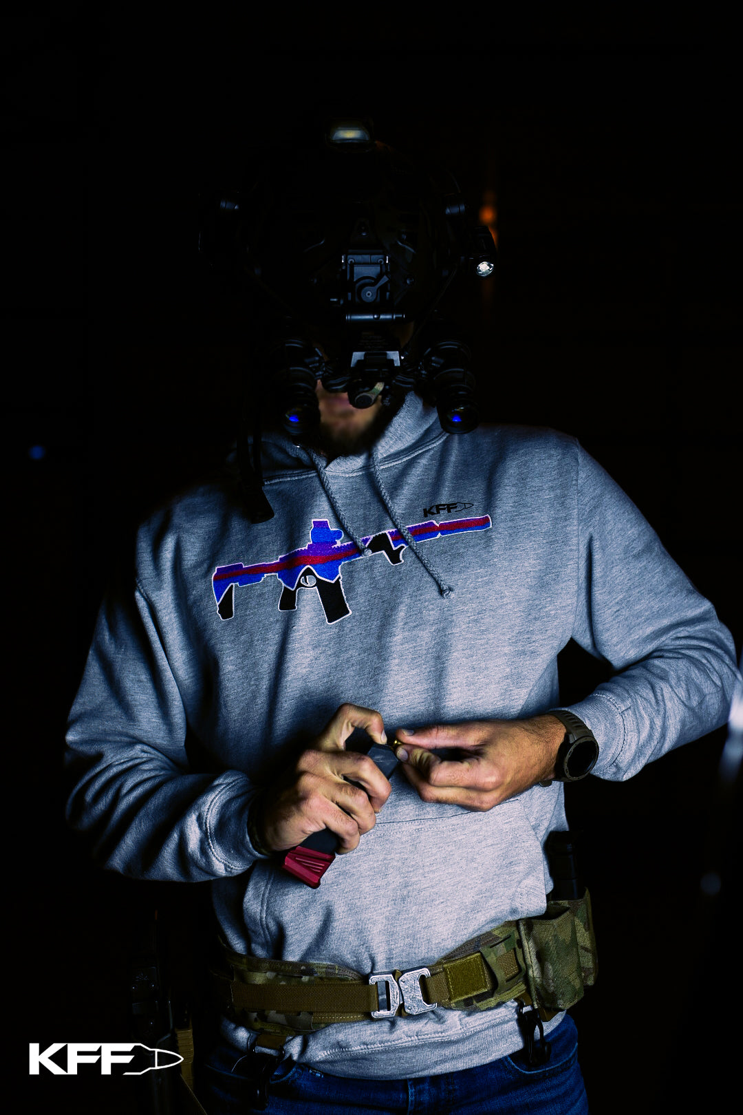 KFF Defense Patagucci Hoodie Branded Apparel