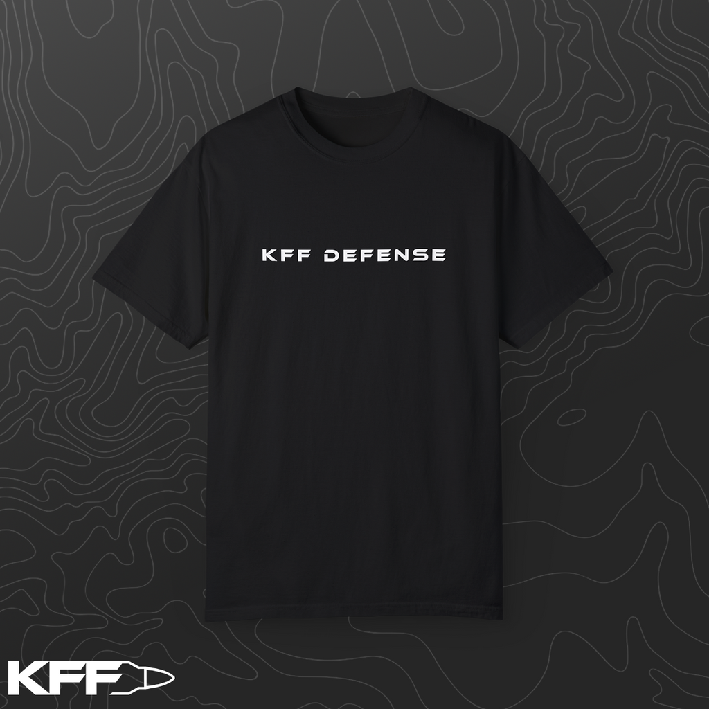 KFF Defense PlainText T-Shirt Black
